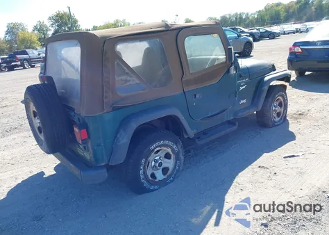1997 Jeep Wrangler Sport z USA, uszkodzony, nr VIN 1J4FY19S3VP547673